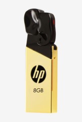 HP 8 GB USB Flash Drive (Gold/Black)  at  Tatacliq